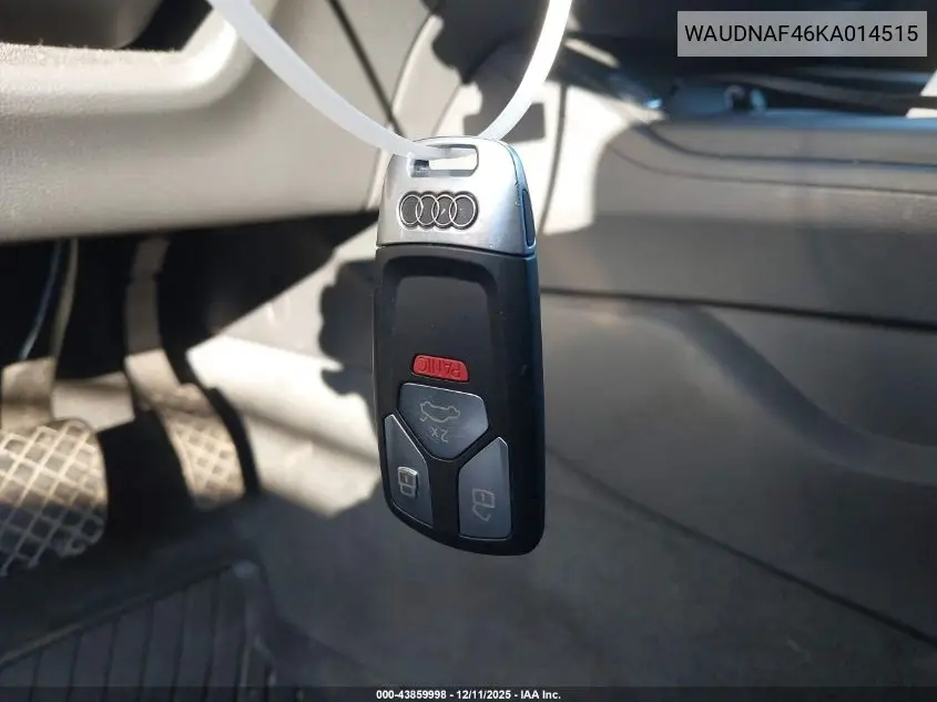 WAUDNAF46KA014515 2019 Audi A4 45 Premium