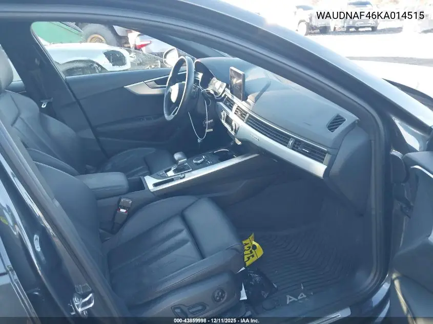 WAUDNAF46KA014515 2019 Audi A4 45 Premium