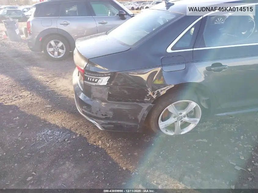 WAUDNAF46KA014515 2019 Audi A4 45 Premium