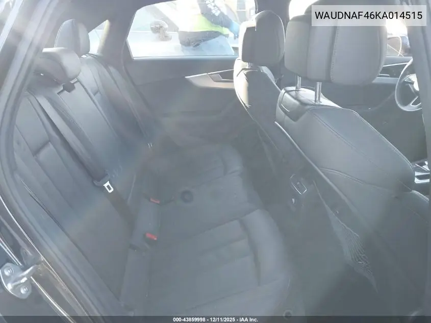 WAUDNAF46KA014515 2019 Audi A4 45 Premium
