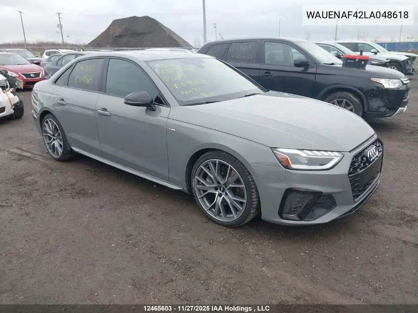 WAUENAF42LA048618 2020 Audi A4