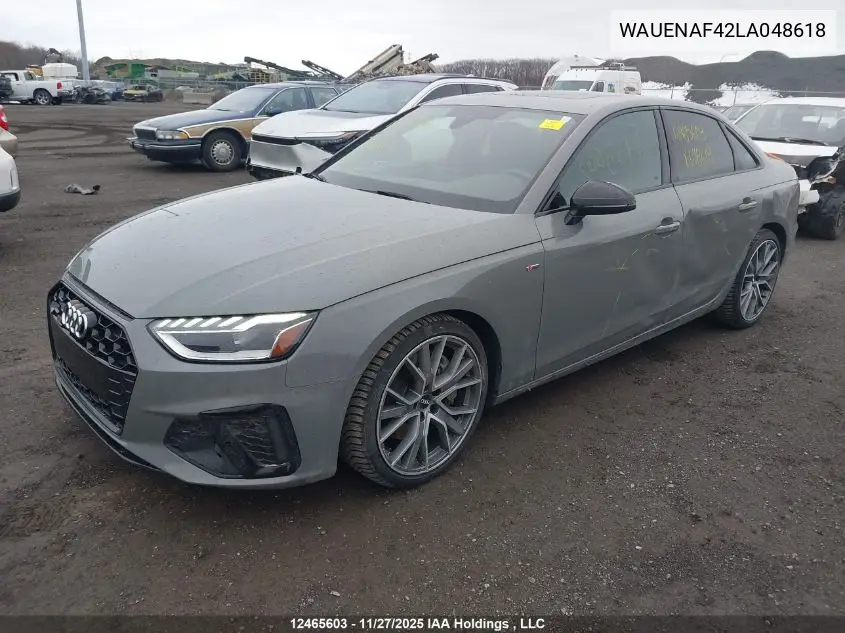 WAUENAF42LA048618 2020 Audi A4