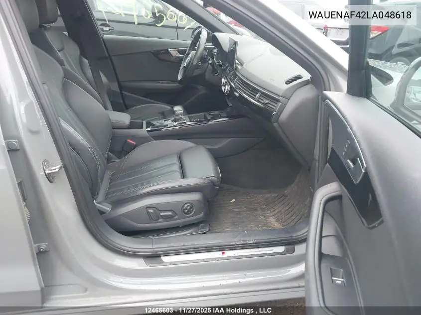 WAUENAF42LA048618 2020 Audi A4