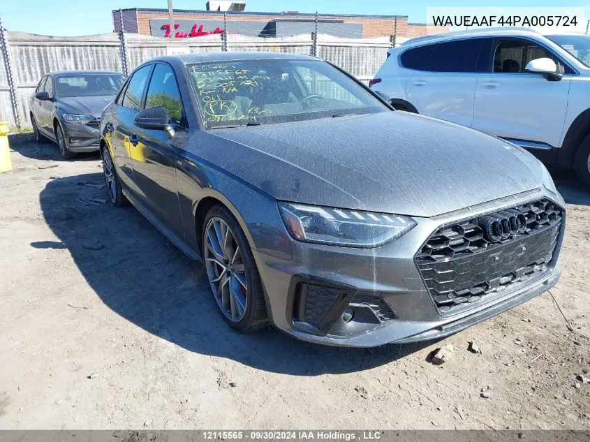 WAUEAAF44PA005724 2023 Audi A4 Premium Plus 45