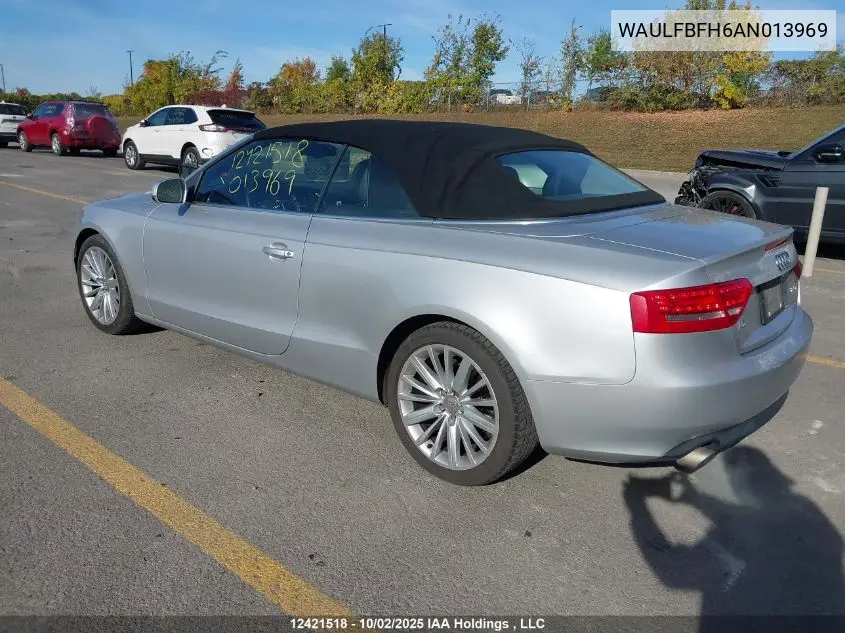 WAULFBFH6AN013969 2010 Audi A5 Premium Plus