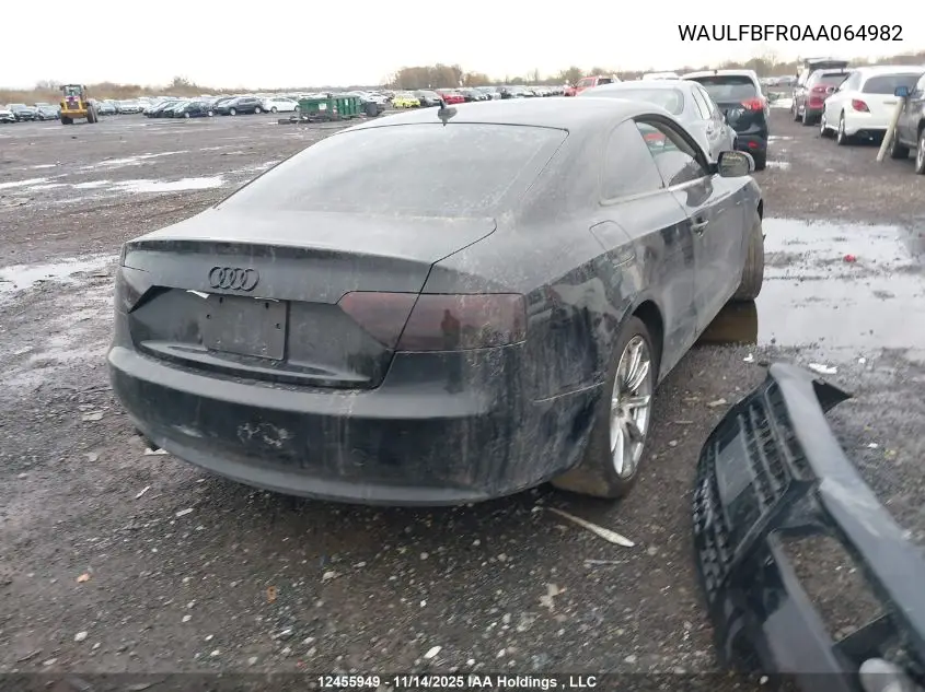 WAULFBFR0AA064982 2010 Audi A5 Premium Plus