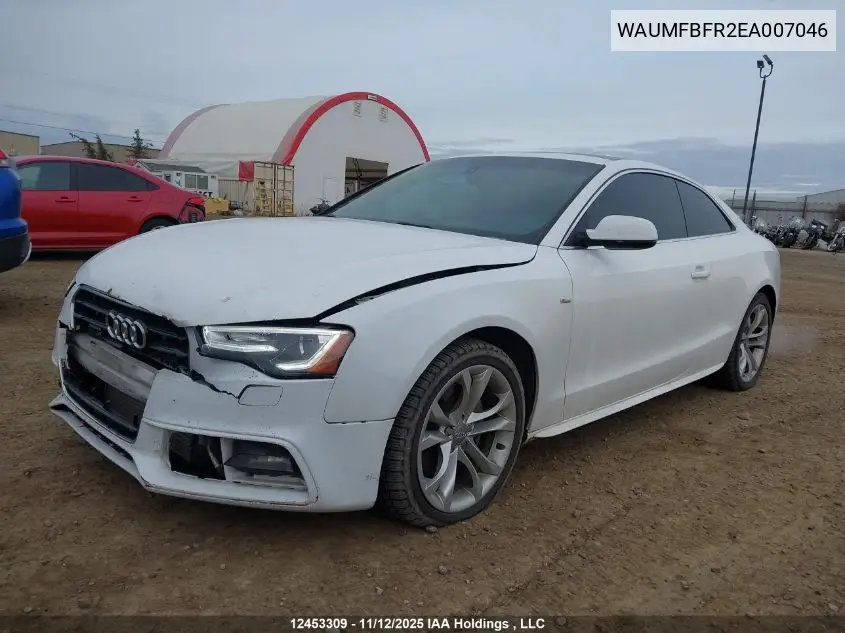 WAUMFBFR2EA007046 2014 Audi A5 2.0 Progressiv