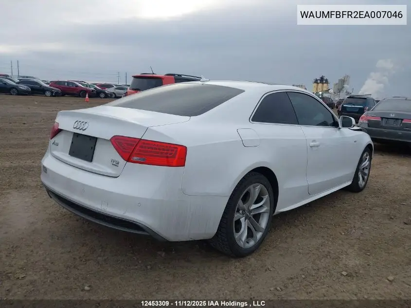 WAUMFBFR2EA007046 2014 Audi A5 2.0 Progressiv