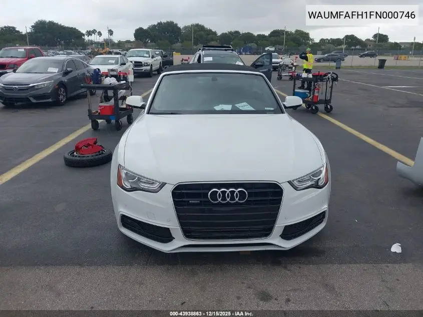 WAUMFAFH1FN000746 2015 Audi A5 2.0T Premium