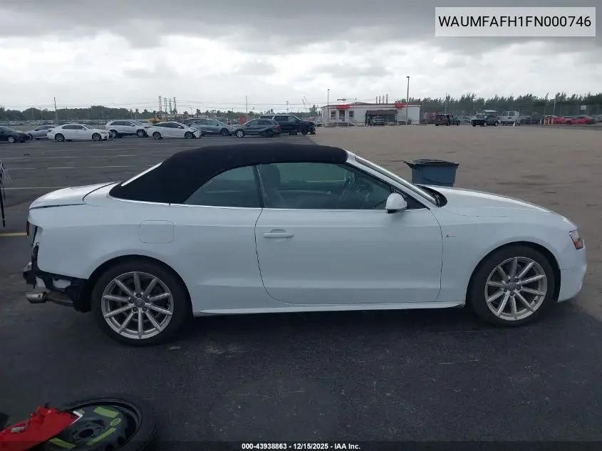 WAUMFAFH1FN000746 2015 Audi A5 2.0T Premium