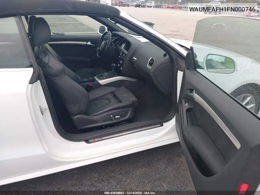 WAUMFAFH1FN000746 2015 Audi A5 2.0T Premium