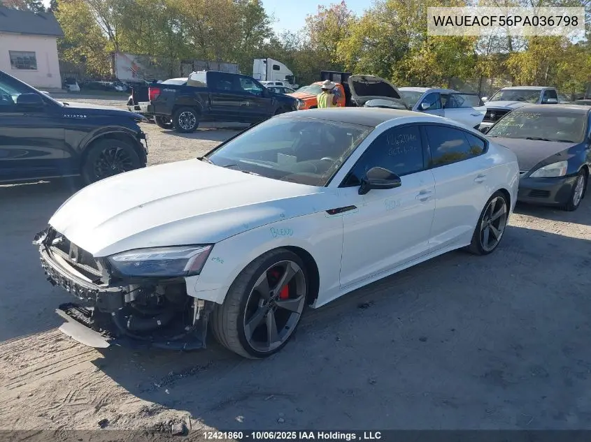 WAUEACF56PA036798 2023 Audi A5 Prestige 45