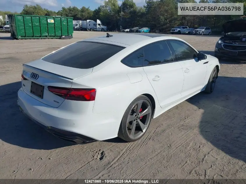 WAUEACF56PA036798 2023 Audi A5 Prestige 45
