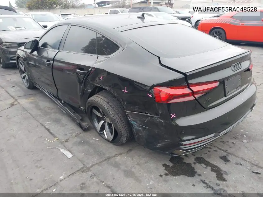 WAUFACF55RA048528 2024 Audi A5 Sportback Premium Plus 45 Tfsi Quattro S Tronic