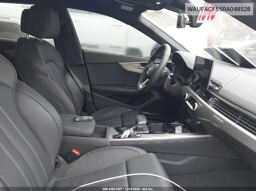 WAUFACF55RA048528 2024 Audi A5 Sportback Premium Plus 45 Tfsi Quattro S Tronic