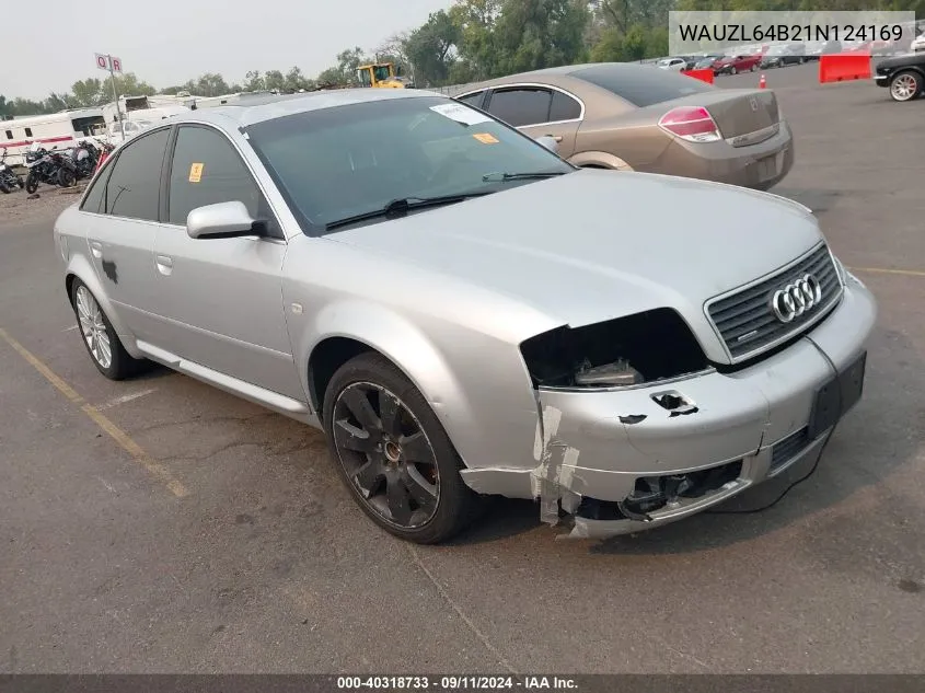 WAUZL64B21N124169 2001 Audi A6 4.2