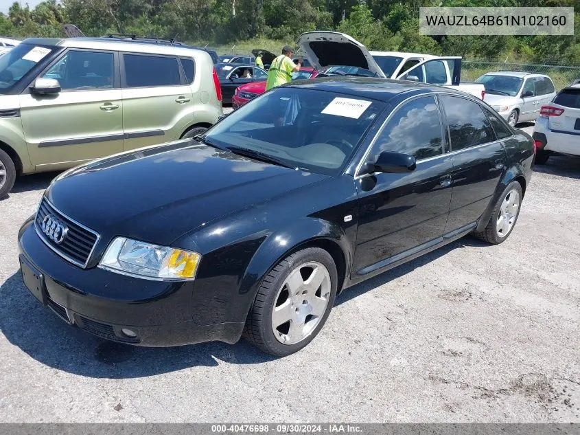 WAUZL64B61N102160 2001 Audi A6 4.2 Quattro