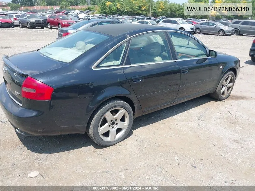 WAULD64B72N066340 2002 Audi A6 2.7T