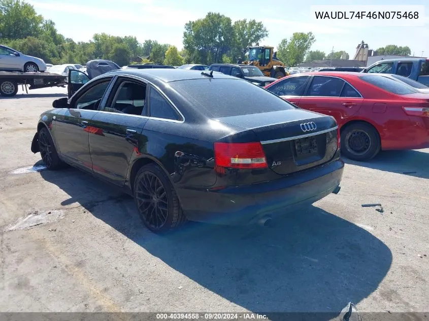 WAUDL74F46N075468 2006 Audi A6 4.2