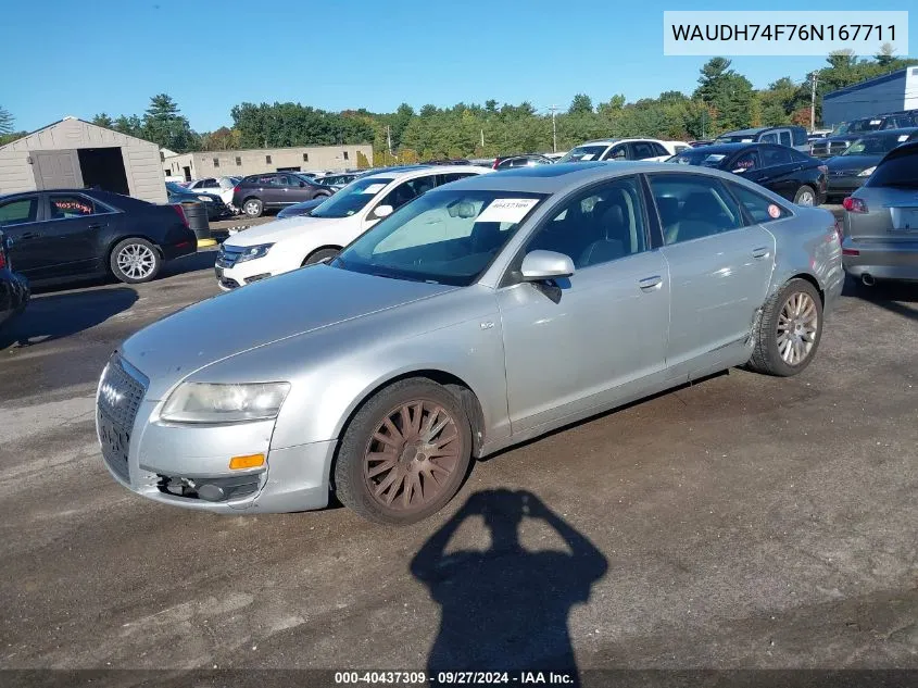 WAUDH74F76N167711 2006 Audi A6 3.2