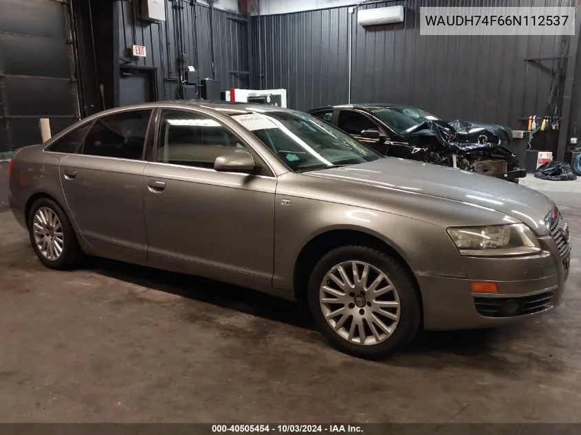 WAUDH74F66N112537 2006 Audi A6 3.2