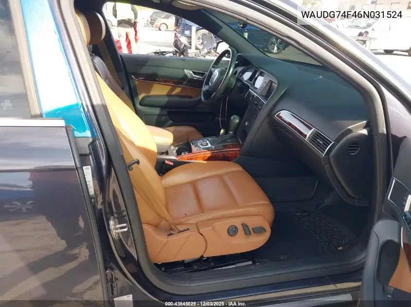 WAUDG74F46N031524 2006 Audi A6 3.2