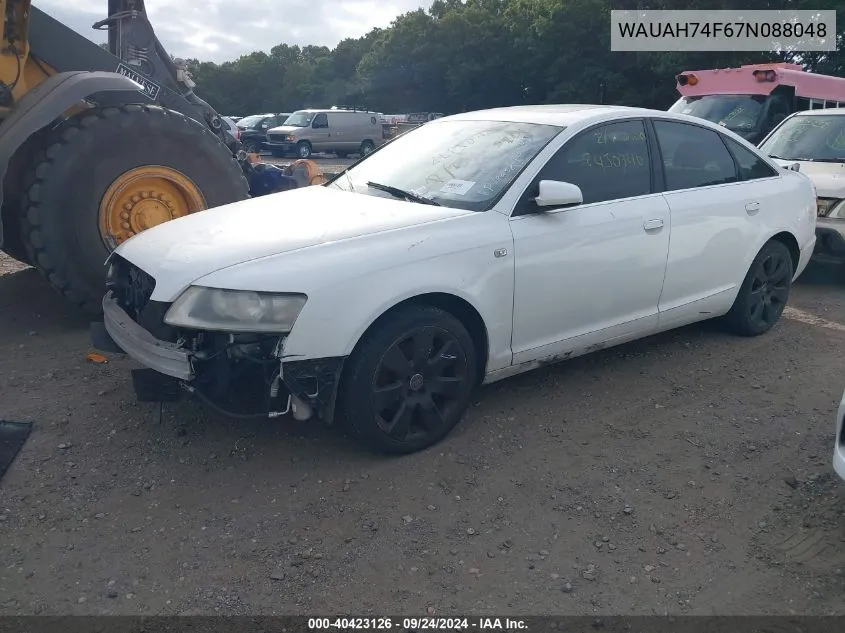 WAUAH74F67N088048 2007 Audi A6 3.2