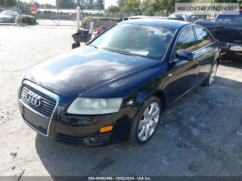 WAUDV74F37N074307 2007 Audi A6 4.2