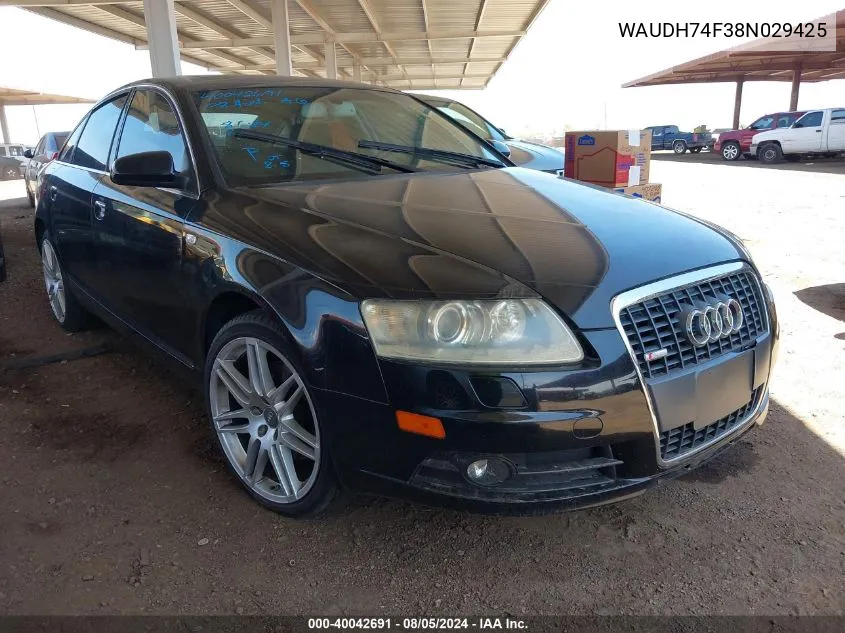 WAUDH74F38N029425 2008 Audi A6 3.2