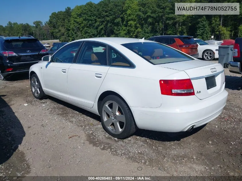 WAUDH74F78N052755 2008 Audi A6 3.2