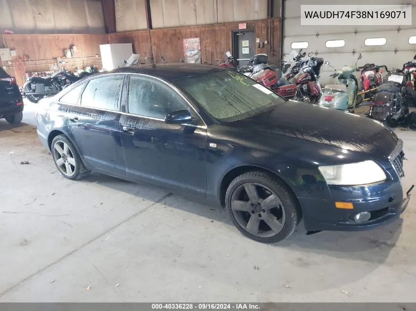 WAUDH74F38N169071 2008 Audi A6 3.2 Quattro