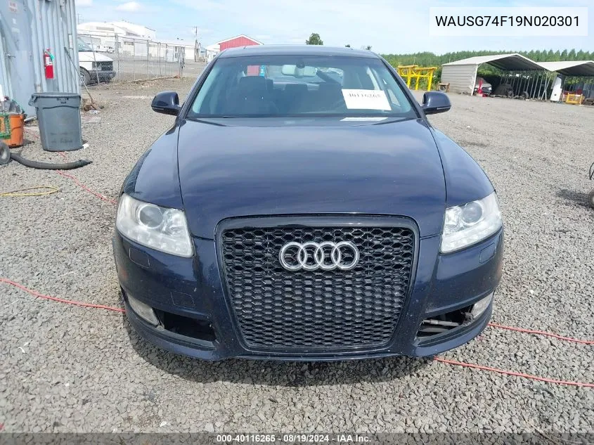 WAUSG74F19N020301 2009 Audi A6 3.0 Premium