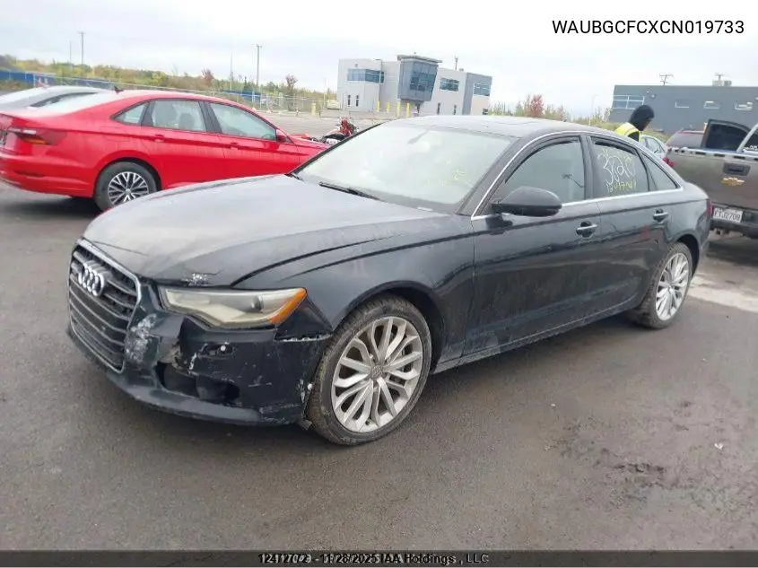 WAUBGCFCXCN019733 2012 Audi A6 Quattro