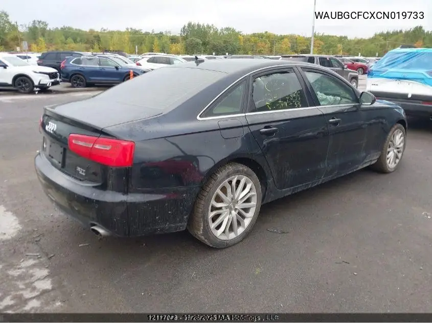 WAUBGCFCXCN019733 2012 Audi A6 Quattro