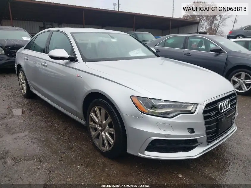 WAUHGAFC1CN068818 2012 Audi A6 3.0 Premium
