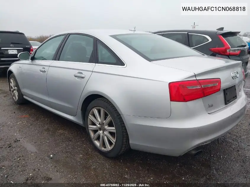 WAUHGAFC1CN068818 2012 Audi A6 3.0 Premium