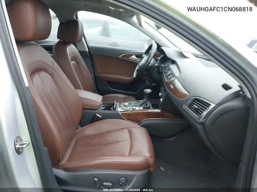 WAUHGAFC1CN068818 2012 Audi A6 3.0 Premium
