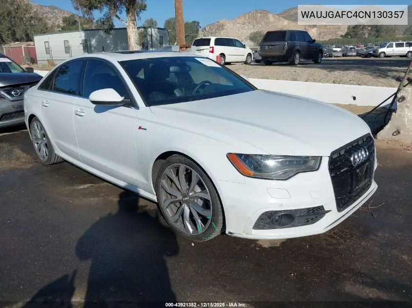 WAUJGAFC4CN130357 2012 Audi A6 3.0 Premium