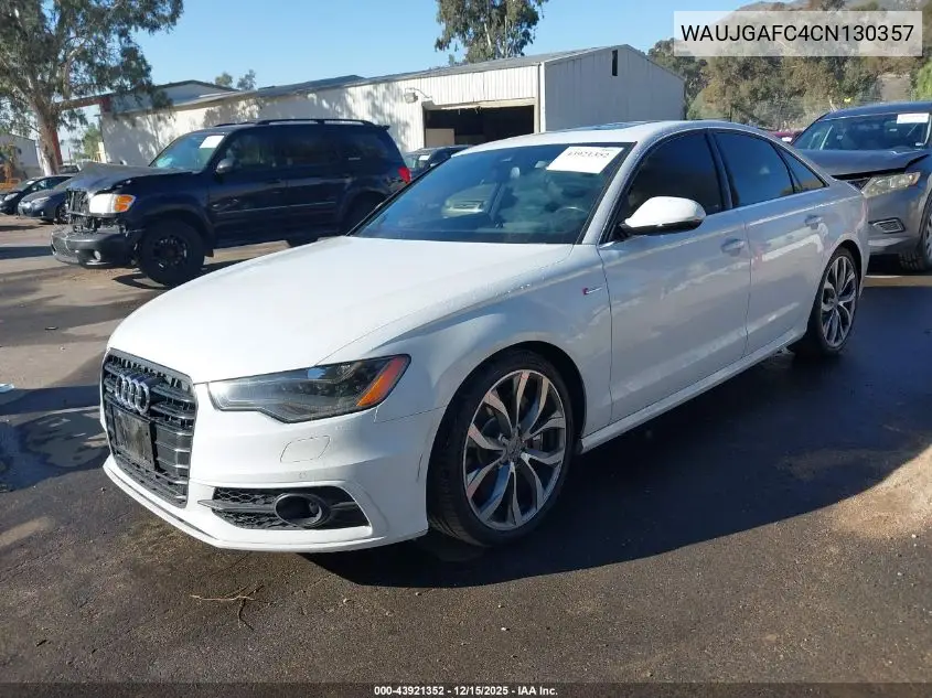 WAUJGAFC4CN130357 2012 Audi A6 3.0 Premium