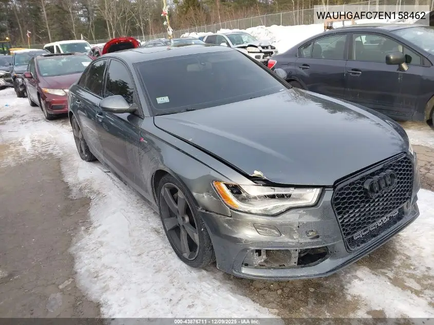 WAUHGAFC7EN158462 2014 Audi A6 3.0T Premium Plus