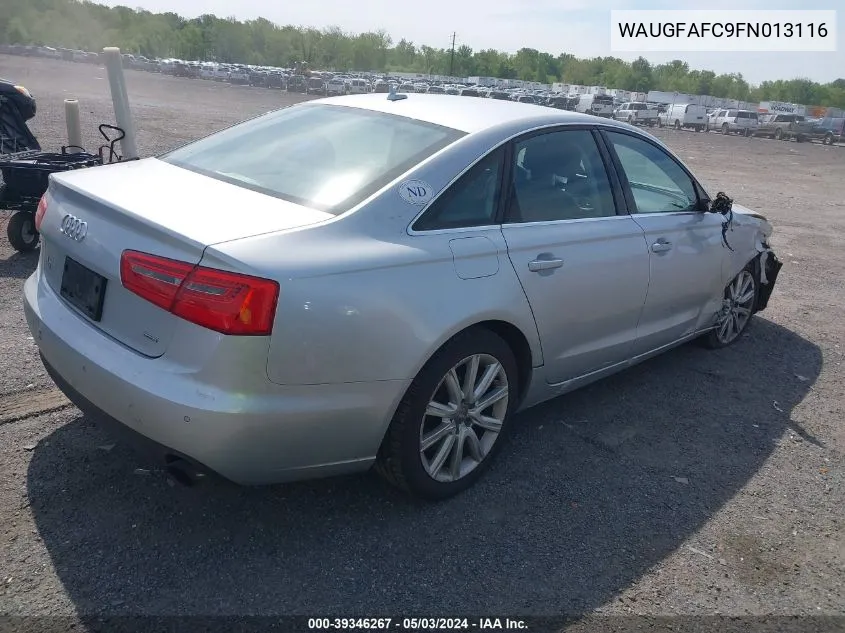 WAUGFAFC9FN013116 2015 Audi A6 2.0T Premium