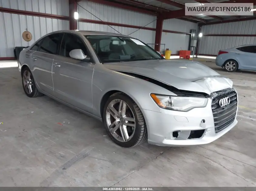 WAUGFAFC1FN005186 2015 Audi A6 2.0T Premium