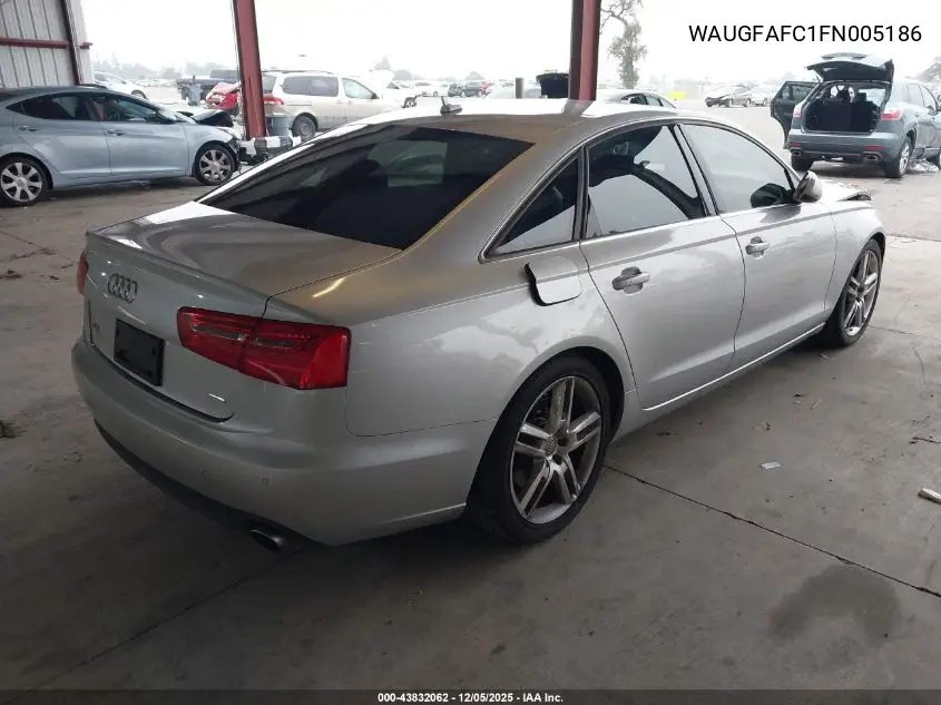 WAUGFAFC1FN005186 2015 Audi A6 2.0T Premium