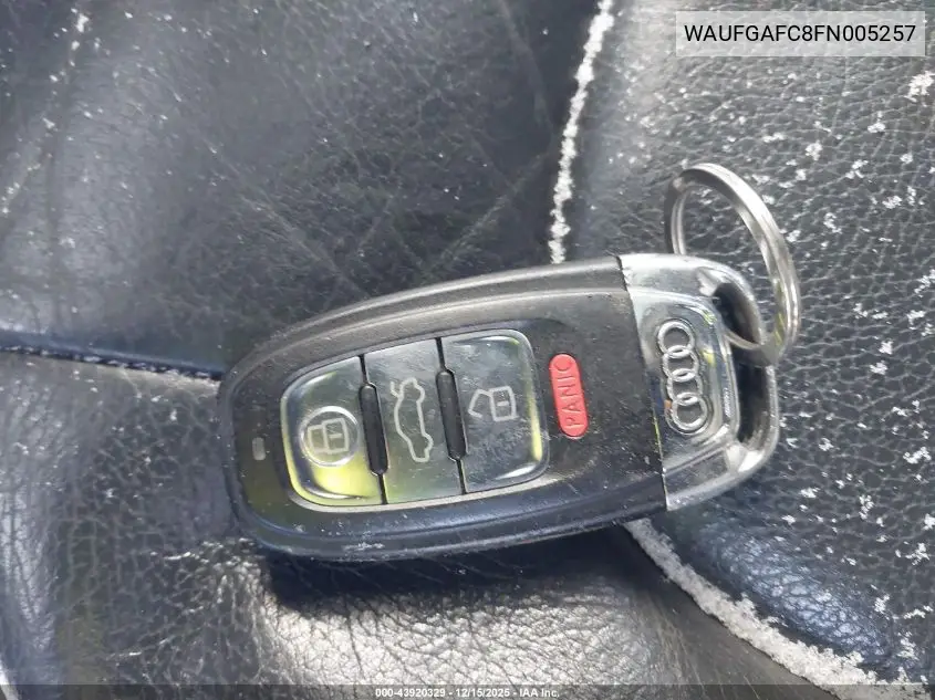 WAUFGAFC8FN005257 2015 Audi A6 3.0T Premium Plus