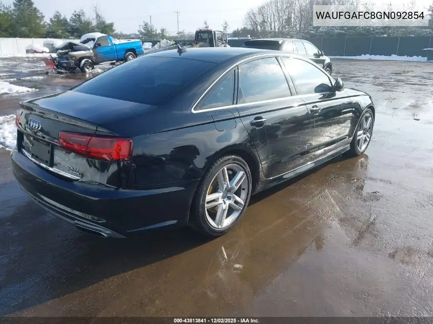 WAUFGAFC8GN092854 2016 Audi A6 3.0T Premium Plus