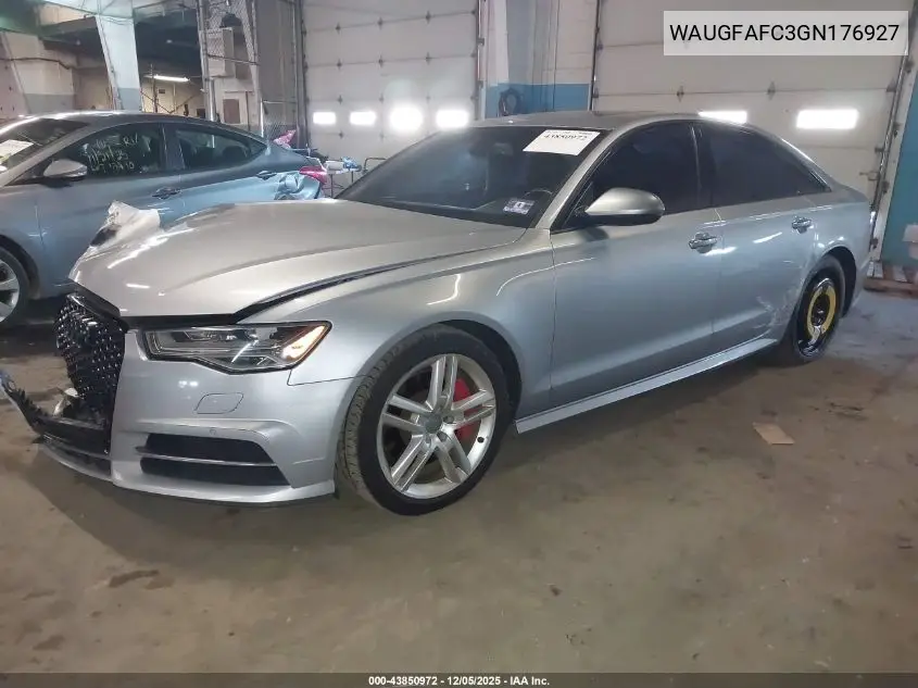WAUGFAFC3GN176927 2016 Audi A6 2.0T Premium Plus