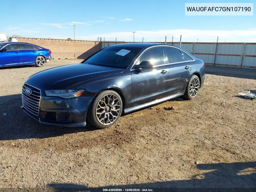 WAUGFAFC7GN107190 2016 Audi A6 2.0T Premium Plus