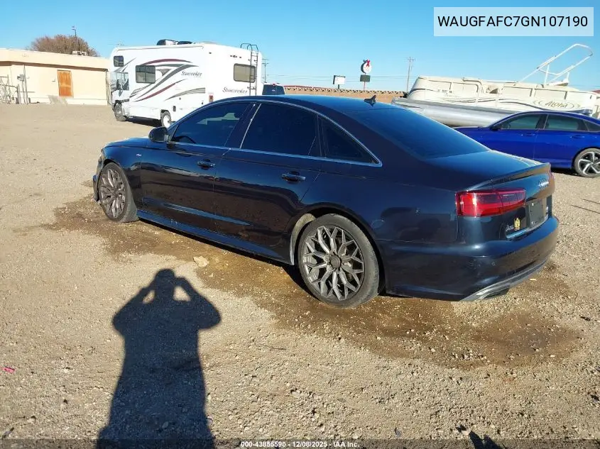 WAUGFAFC7GN107190 2016 Audi A6 2.0T Premium Plus