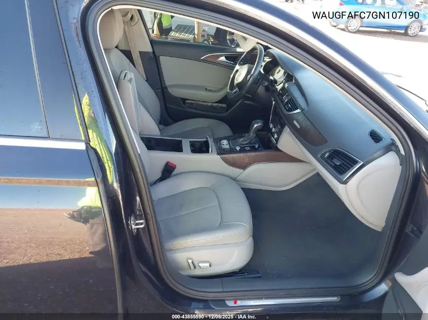 WAUGFAFC7GN107190 2016 Audi A6 2.0T Premium Plus