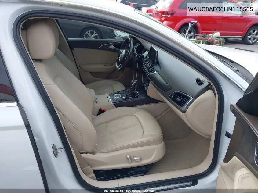 WAUC8AFC6HN115565 2017 Audi A6 2.0T Premium